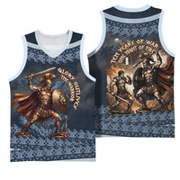 Trojan War Glory Outlives Warrior Basketball Jersey Spartan Achilles Warrior Battle Greek