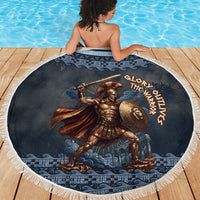 Trojan War Glory Outlives Warrior Beach Blanket Spartan Achilles Warrior Battle Greek