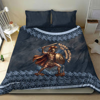 Trojan War Glory Outlives Warrior Bedding Set Spartan Achilles Warrior Battle Greek