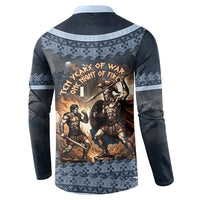 Trojan War Glory Outlives Warrior Button Sweatshirt Spartan Achilles Warrior Battle Greek