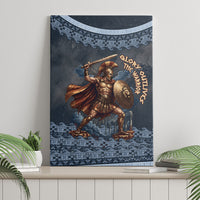 Trojan War Glory Outlives Warrior Canvas Wall Art Spartan Achilles Warrior Battle Greek