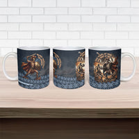 Trojan War Glory Outlives Warrior Ceramic Mug Spartan Achilles Warrior Battle Greek