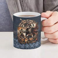 Trojan War Glory Outlives Warrior Ceramic Mug Spartan Achilles Warrior Battle Greek