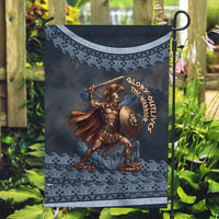 Trojan War Glory Outlives Warrior Garden Flag Spartan Achilles Warrior Battle Greek