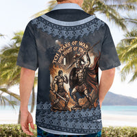 Trojan War Glory Outlives Warrior Hawaiian Shirt Spartan Achilles Warrior Battle Greek