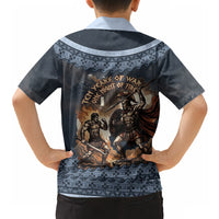 Trojan War Glory Outlives Warrior Hawaiian Shirt Spartan Achilles Warrior Battle Greek