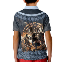 Trojan War Glory Outlives Warrior Kid Polo Shirt Spartan Achilles Warrior Battle Greek