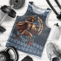 Trojan War Glory Outlives Warrior Men Tank Top Spartan Achilles Warrior Battle Greek