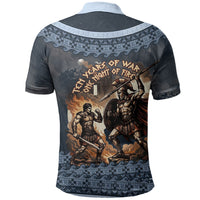 Trojan War Glory Outlives Warrior Polo Shirt Spartan Achilles Warrior Battle Greek