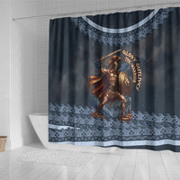 Trojan War Glory Outlives Warrior Shower Curtain Spartan Achilles Warrior Battle Greek