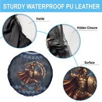 Trojan War Glory Outlives Warrior Spare Tire Cover Spartan Achilles Warrior Battle Greek