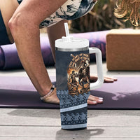 Trojan War Glory Outlives Warrior Tumbler With Handle Spartan Achilles Warrior Battle Greek