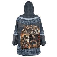 Trojan War Glory Outlives Warrior Wearable Blanket Hoodie Spartan Achilles Warrior Battle Greek
