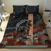 Trojan War Horse Entered Burned Bedding Set Greek Wooden Trojan Horse Spartan Warrior