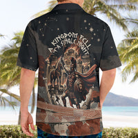 Trojan War Horse Entered Burned Hawaiian Shirt Greek Wooden Trojan Horse Spartan Warrior