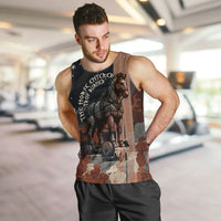 Trojan War Horse Entered Burned Men Tank Top Greek Wooden Trojan Horse Spartan Warrior