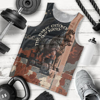 Trojan War Horse Entered Burned Men Tank Top Greek Wooden Trojan Horse Spartan Warrior