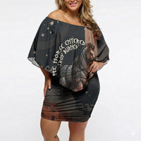 Trojan War Horse Entered Burned Off Shoulder Short Dress Greek Wooden Trojan Horse Spartan Warrior