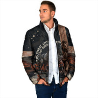 Trojan War Horse Entered Burned Padded Jacket Greek Wooden Trojan Horse Spartan Warrior