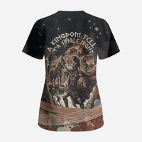 Trojan War Horse Entered Burned Scrub Top Greek Wooden Trojan Horse Spartan Warrior