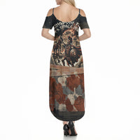 Trojan War Horse Entered Burned Summer Maxi Dress Greek Wooden Trojan Horse Spartan Warrior