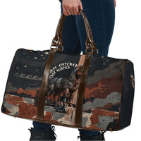 Trojan War Horse Entered Burned Travel Bag Greek Wooden Trojan Horse Spartan Warrior
