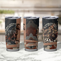 Trojan War Horse Entered Burned Tumbler Cup Greek Wooden Trojan Horse Spartan Warrior