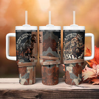 Trojan War Horse Entered Burned Tumbler With Handle Greek Wooden Trojan Horse Spartan Warrior