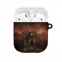 Achilles Iliad Greek Hero Legend AirPods Case Trojan War Spartan Warrior Spear Graphic Art