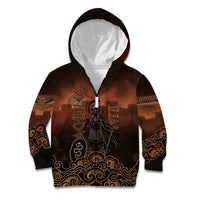 Achilles Iliad Greek Hero Legend Kid Hoodie Trojan War Spartan Warrior Spear Graphic Art