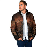 Achilles Iliad Greek Hero Legend Padded Jacket Trojan War Spartan Warrior Spear Graphic Art