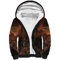 Achilles Iliad Greek Hero Legend Sherpa Hoodie Trojan War Spartan Warrior Spear Graphic Art