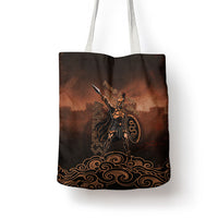 Achilles Iliad Greek Hero Legend Tote Bag Trojan War Spartan Warrior Spear Graphic Art
