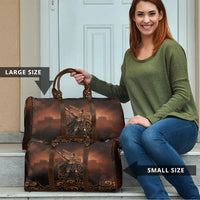 Achilles Iliad Greek Hero Legend Travel Bag Trojan War Spartan Warrior Spear Graphic Art
