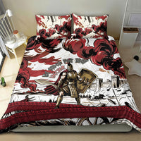 Hector Iliad Stood For Troy Bedding Set Ancient Greek Trojan Prince Hector Sword Shield Battle