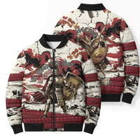 Hector Iliad Stood For Troy Bomber Puffer Jacket Ancient Greek Trojan Prince Hector Sword Shield Battle