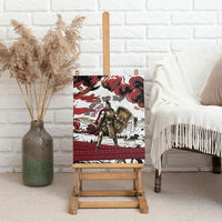 Hector Iliad Stood For Troy Canvas Wall Art Ancient Greek Trojan Prince Hector Sword Shield Battle