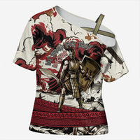 Hector Iliad Stood For Troy Cross Shoulder Shirt Ancient Greek Trojan Prince Hector Sword Shield Battle