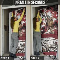 Hector Iliad Stood For Troy Door Cover Ancient Greek Trojan Prince Hector Sword Shield Battle