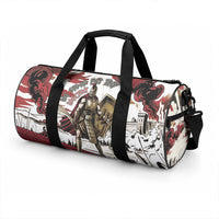 Hector Iliad Stood For Troy Duffle Bag Ancient Greek Trojan Prince Hector Sword Shield Battle
