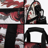Hector Iliad Stood For Troy Duffle Bag Ancient Greek Trojan Prince Hector Sword Shield Battle