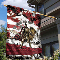 Hector Iliad Stood For Troy Garden Flag Ancient Greek Trojan Prince Hector Sword Shield Battle