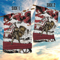 Hector Iliad Stood For Troy Garden Flag Ancient Greek Trojan Prince Hector Sword Shield Battle
