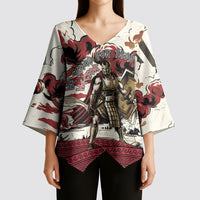 Hector Iliad Stood For Troy Kimono Sleeve Blouse Ancient Greek Trojan Prince Hector Sword Shield Battle