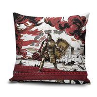 Hector Iliad Stood For Troy Pillow Cover Ancient Greek Trojan Prince Hector Sword Shield Battle