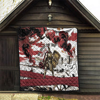 Hector Iliad Stood For Troy Quilt Ancient Greek Trojan Prince Hector Sword Shield Battle