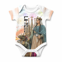 La Merce Festival Barcelona Baby Onesie Catalan Culture Sagrada Familia Castellers