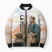 La Merce Festival Barcelona Bomber Puffer Jacket Catalan Culture Sagrada Familia Castellers