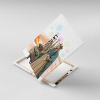 La Merce Festival Barcelona Canvas Wall Art Catalan Culture Sagrada Familia Castellers