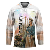 La Merce Festival Barcelona Hockey Jersey Catalan Culture Sagrada Familia Castellers